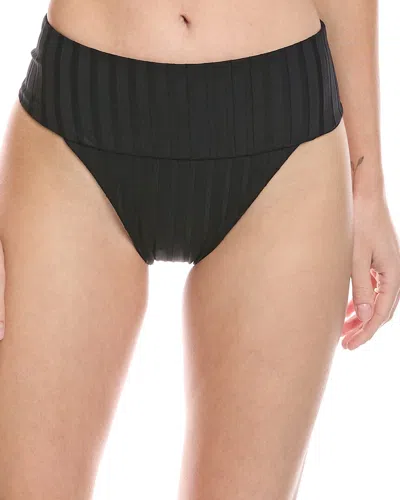 Vitamin A Emmi High-waist Bikini Bottom In Black