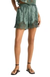 Vitamin A ® Flora Broderie Anglaise Cover-up Shorts