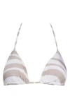 Vitamin A ® Gia Reversible Triangle Bikini Top In Multi