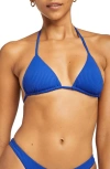 Vitamin A ® Gia Reversible Triangle Bikini Top In Lagoon Ecorib