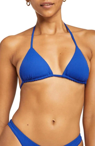 Vitamin A ® Gia Reversible Triangle Bikini Top In Lagoon Ecorib