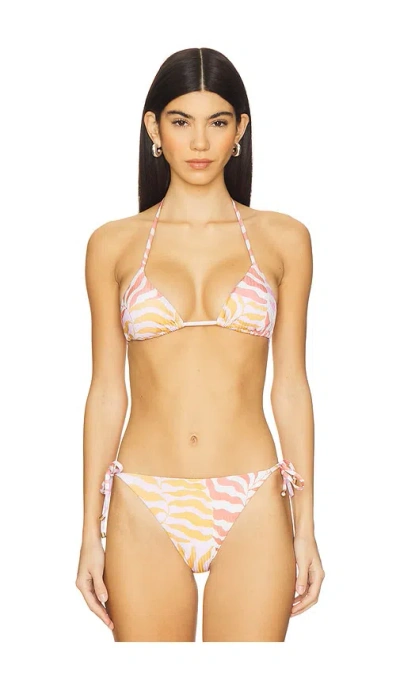 Vitamin A Gia Triangle Bikini Top In Gold Coast