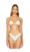 Vitamin A Gia Triangle Bikini Top In Natural