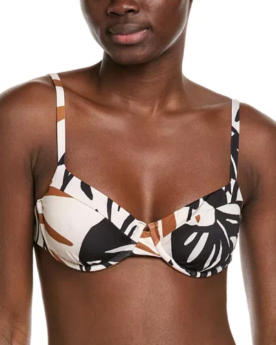 Vitamin A Goldie Underwire Bikini Top In Brown