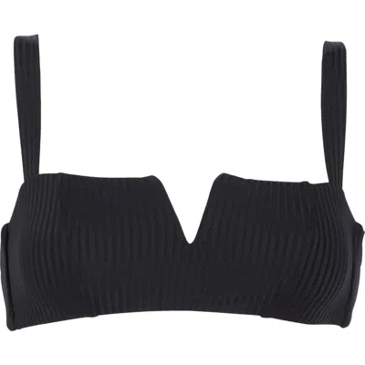 Vitamin A ® Kaya V-notch Bikini Top In Black