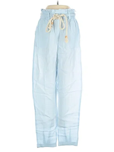 Vitamin A Linen Pants In Blue