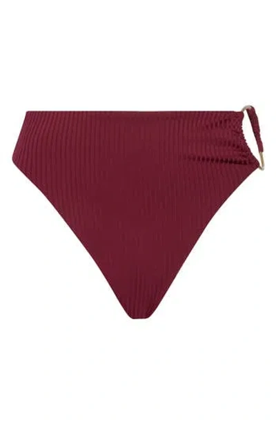 Vitamin A ® Lolita Bikini Bottoms In Burgundy