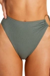 Vitamin A Lolita Bikini Bottom In Sea Green Ecorib