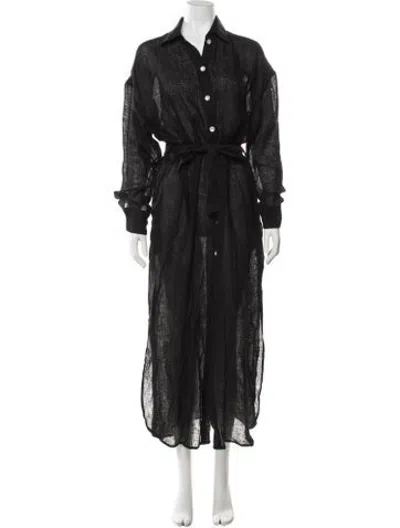 Pre-owned Vitamin A Long Dress In Black