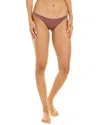 Vitamin A Luciana Full Coverage Bikini Bottom In Brown