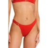 Vitamin A ® Luxe Link Bikini Bottoms In Red