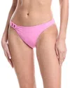 Vitamin A Luxe Link Cheeky Bikini Bottom In Pink