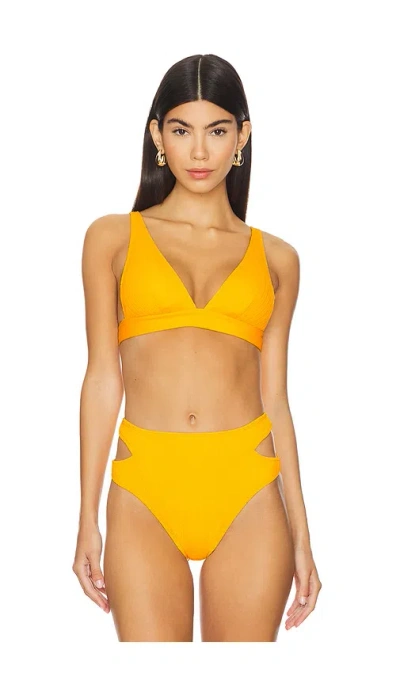 VITAMIN A LYRA TRIANGLE BIKINI TOP