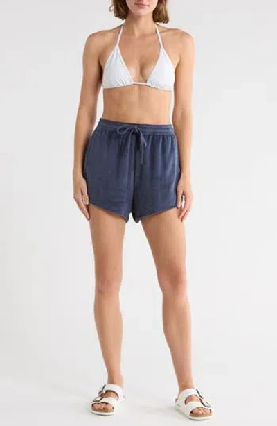 Vitamin A ® Mari Cover-up Shorts In Blue