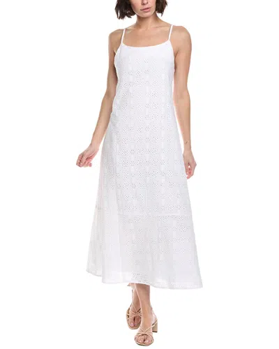 Vitamin A Mari Linen-blend Maxi Dress In White