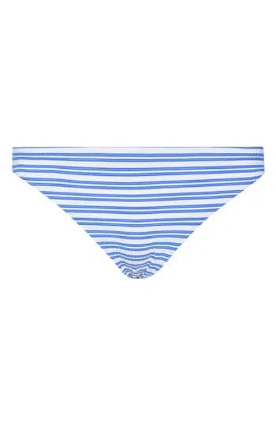 Vitamin A ® Midori Stripe Bikini Bottoms In Blue Stripe
