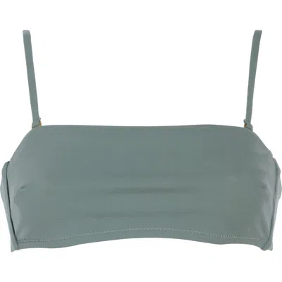 Vitamin A ® Mila Bandeau Bikini Top In Sea Green