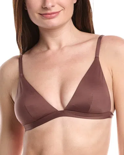 Vitamin A Moss Bikini Top In Brown
