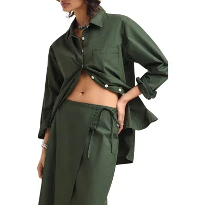 Vitamin A ® Nadia Cover-up Shirt In Green