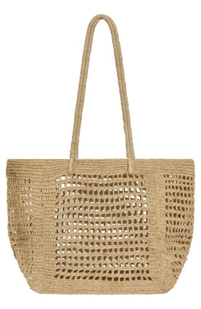 Vitamin A ® Ora Raffia Tote In Neutral