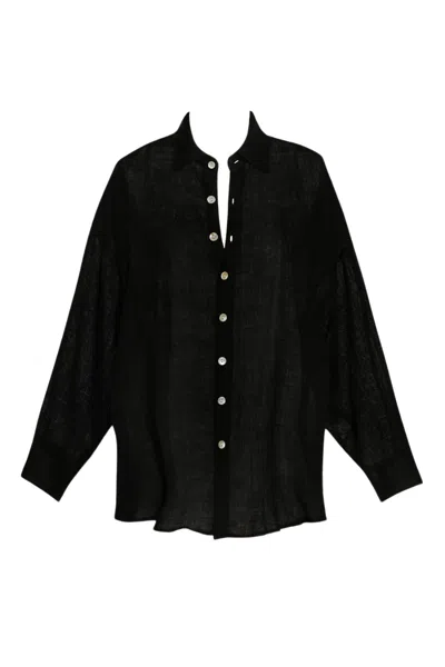 Vitamin A Playa Boyfriend Shirt Black