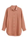 Vitamin A Playa Boyfriend Shirt Desert In Brown