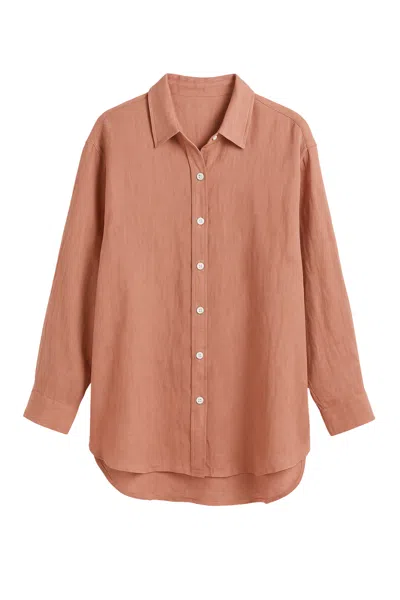Vitamin A Playa Boyfriend Shirt Desert In Brown
