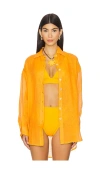 Vitamin A Playa Boyfriend Shirt In Sunflower