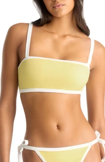 Vitamin A ® Poppy Bikini Top In Banana Cream
