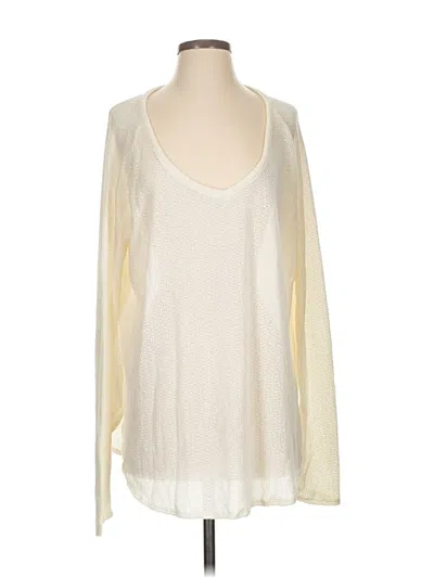 Pre-owned Vitamin A Pullover Sweater In White