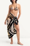 Vitamin A ® Samara Cover-up Sarong In Brown