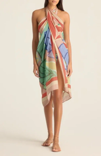 Vitamin A ® Samara Cover-up Sarong In Multi