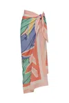 Vitamin A Samara Sarong Retro Jungle In Multi