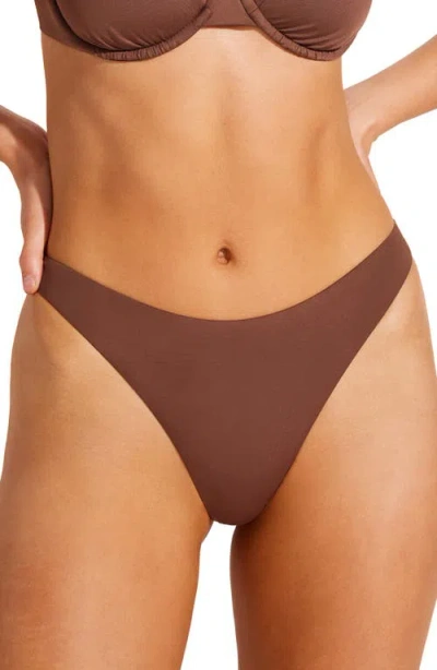Vitamin A ® Samba High Cut Bikini Bottoms In Mocha Ecolux