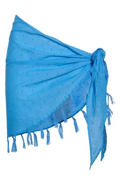 Vitamin A ® Sirena Cover-up Sarong In Blue