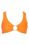 Vitamin A ® Skylar Ring Swim Top In Tangerine