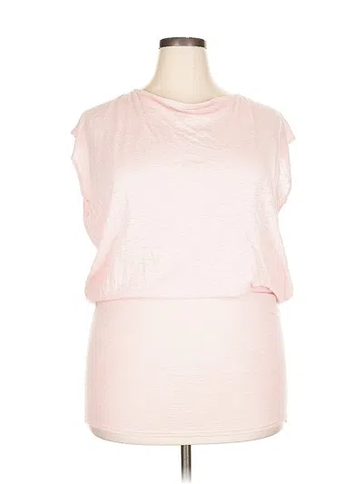 Vitamin A Sleeveless T-shirt In Pink