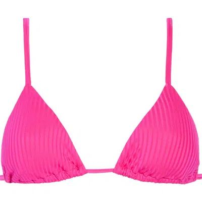 Vitamin A ® Sol Triangle Bikini Top In Zinnia