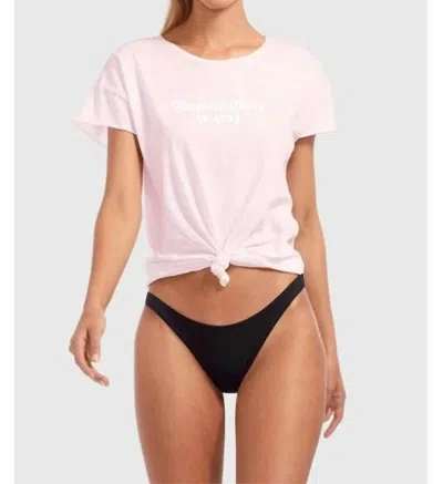 Vitamin A Sustainability Is Sexy Tee In Ballet In Pink