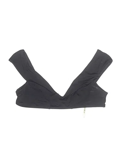 Pre-owned Vitamin A Swimsuit Top Black Swimwear
