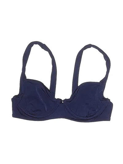 Pre-owned Vitamin A Swimsuit Top Blue Swimwear