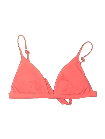 Pre-owned Vitamin A Swimsuit Top Orange Swimwear