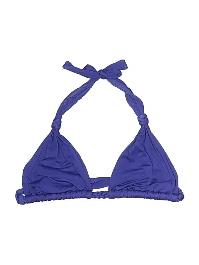 Pre-owned Vitamin A Swimsuit Top Purple Swimwear