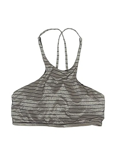 Pre-owned Vitamin A Swimsuit Top Tan Swimwear In Brown