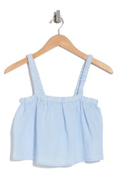 Vitamin A ® Tallows Crop Cover-up Top In Celeste