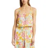 Vitamin A ® Tallows Crop Cover-up Top In Multi