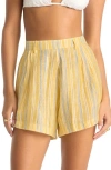 Vitamin A ® The Getaway Linen Cover-up Shorts