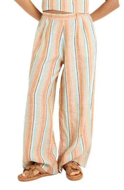 Vitamin A Getaway Wide-leg Pants In Neutral