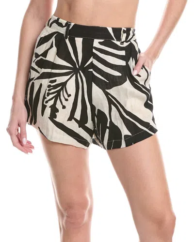 Vitamin A The Getaway Linen Short In Black