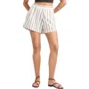 Vitamin A ® The Getaway Organic Cotton & Linen Shorts In White